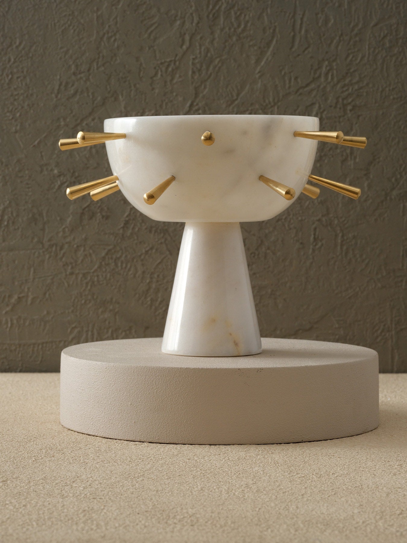 Mermer Ayaklı Diken Çanak