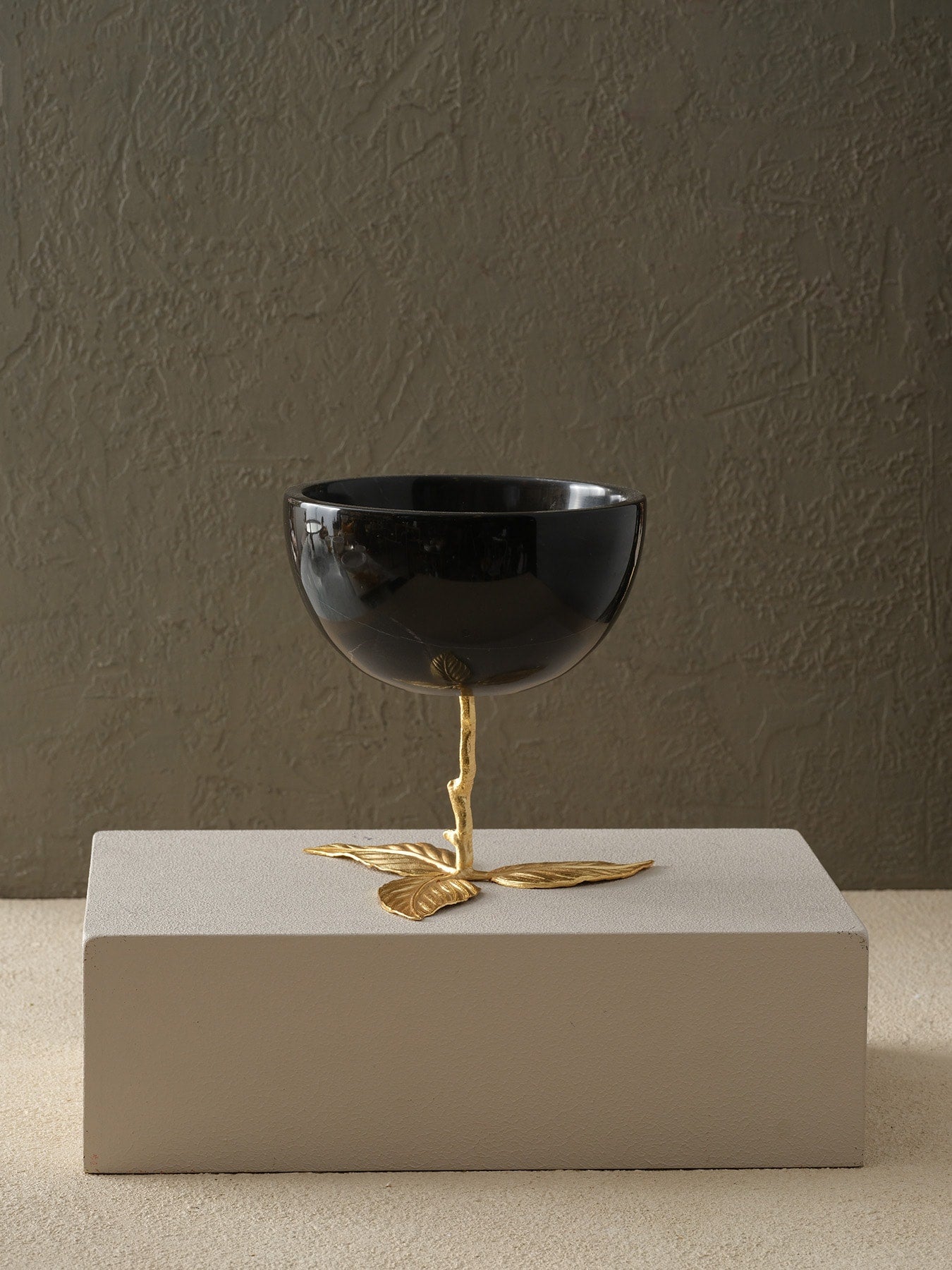 3 Pirinç Yaprak Ayaklı Çanak