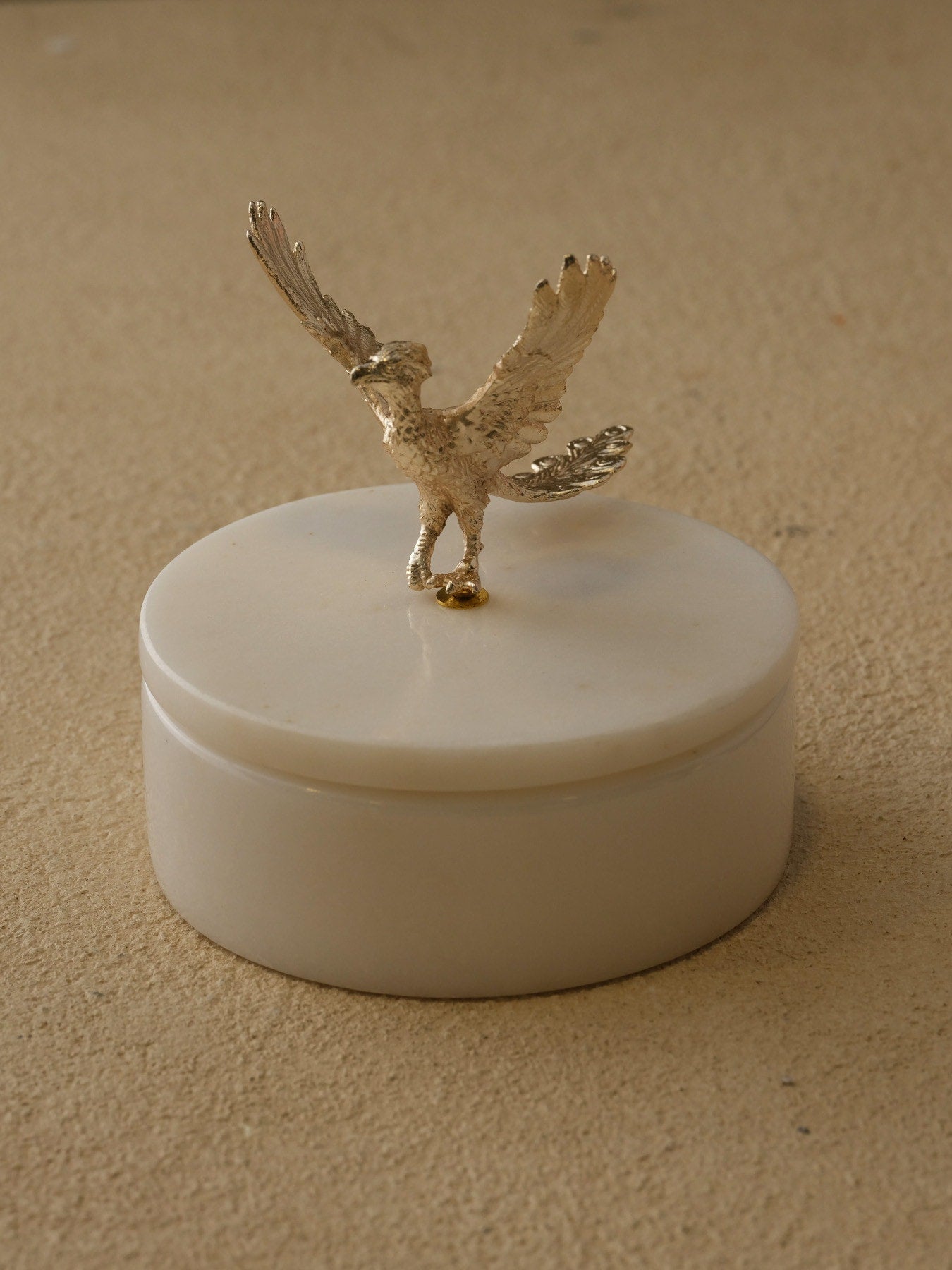 Pirinç Ankalı Dekoratif Mermer Kutu