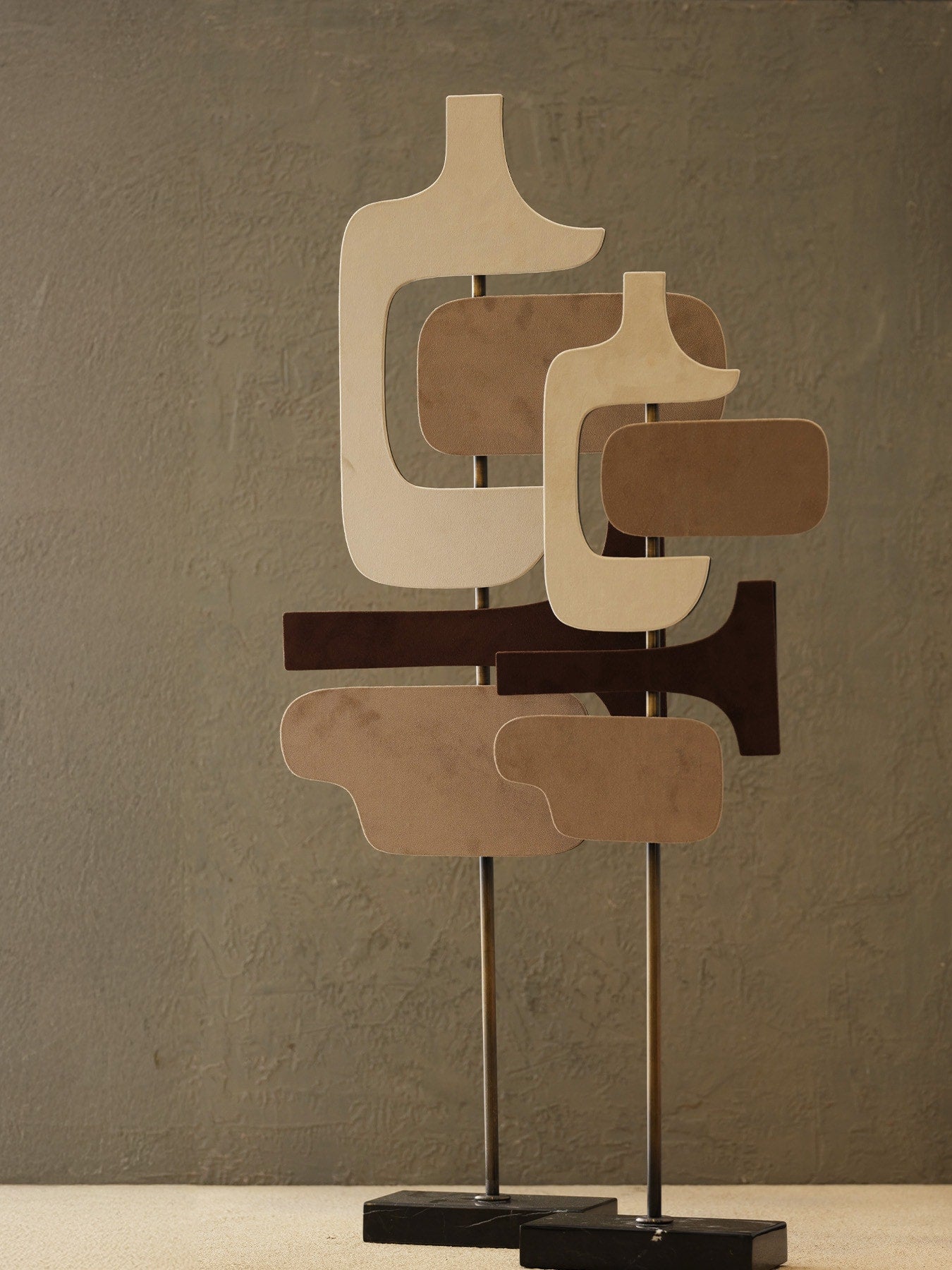 Çok Renkli Nubuk Dekor - Orta Boy