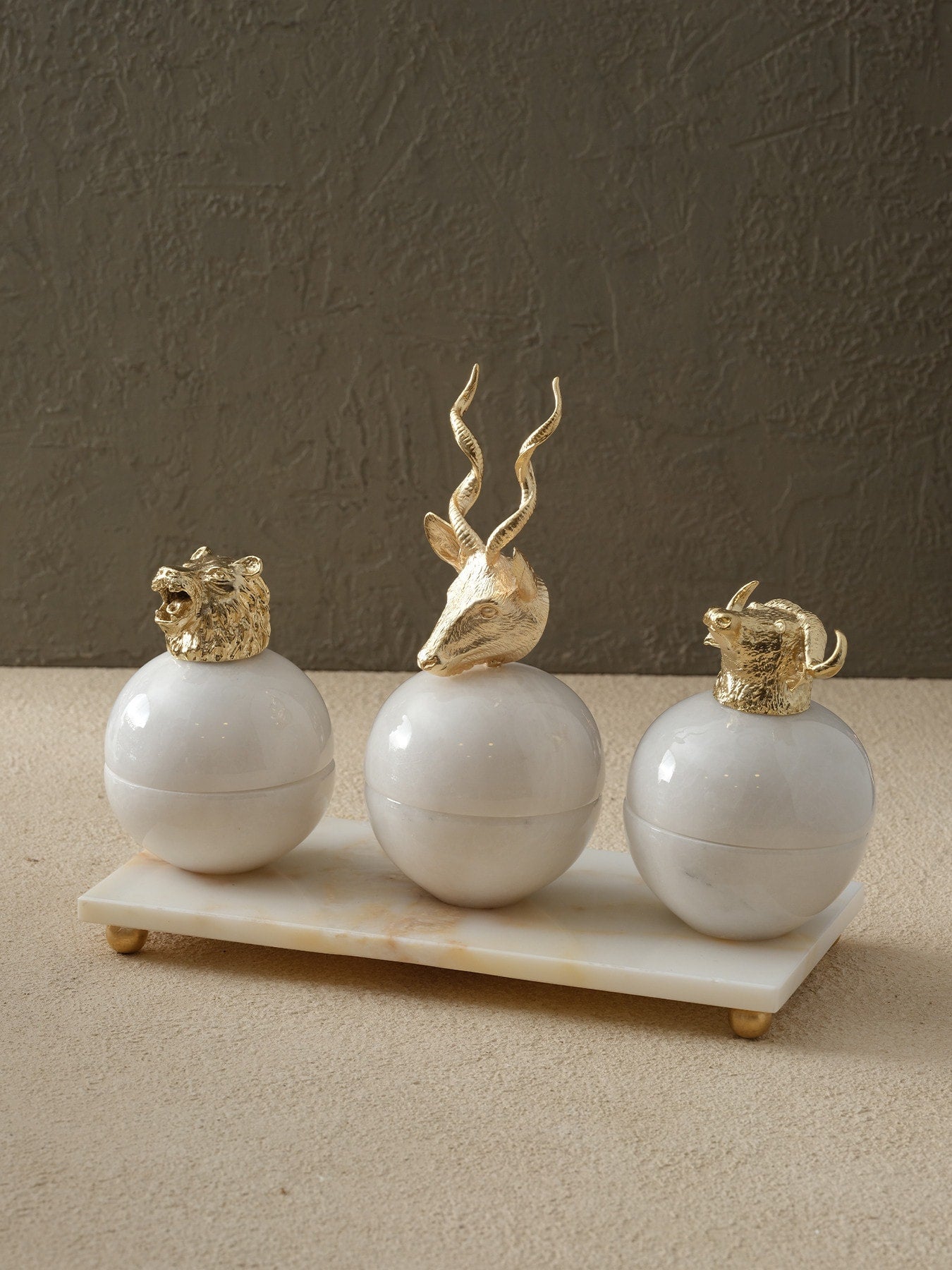 Hayvan Başlı Bonbonier(Ayılı)