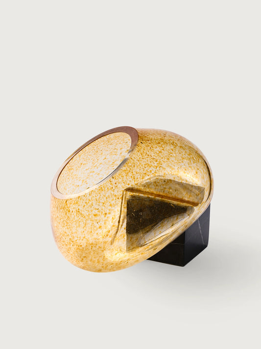 Küp Kaideli Asimetrik Cam Çanak