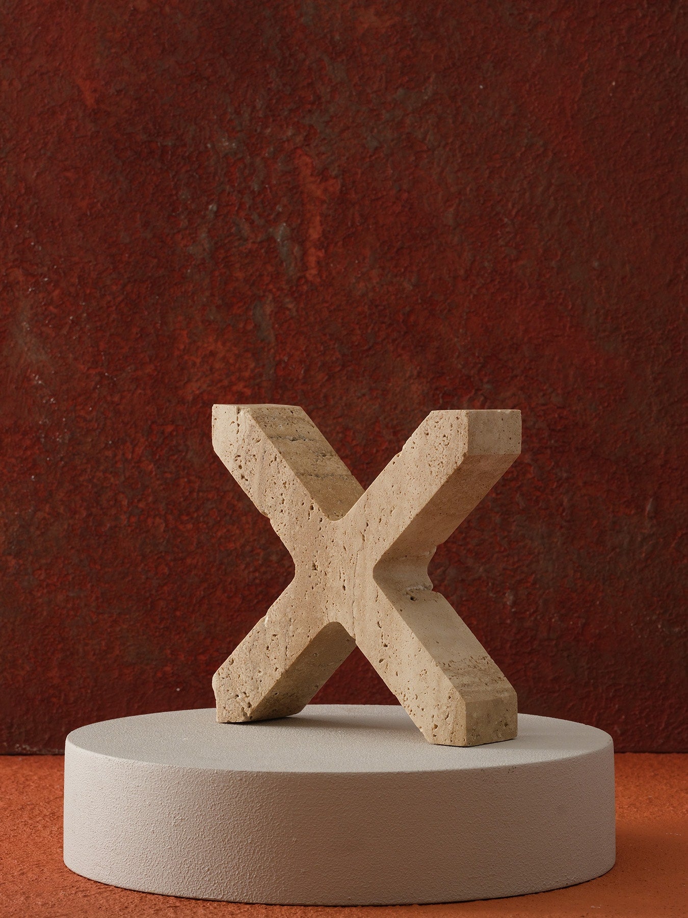 Traverten Çarpı Dekor - Orta Boy - 2