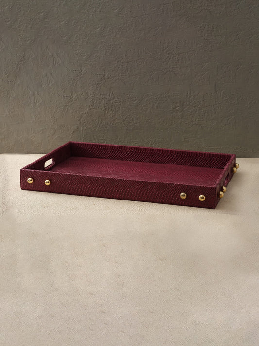 Deri Tepsi - Büyük Boy