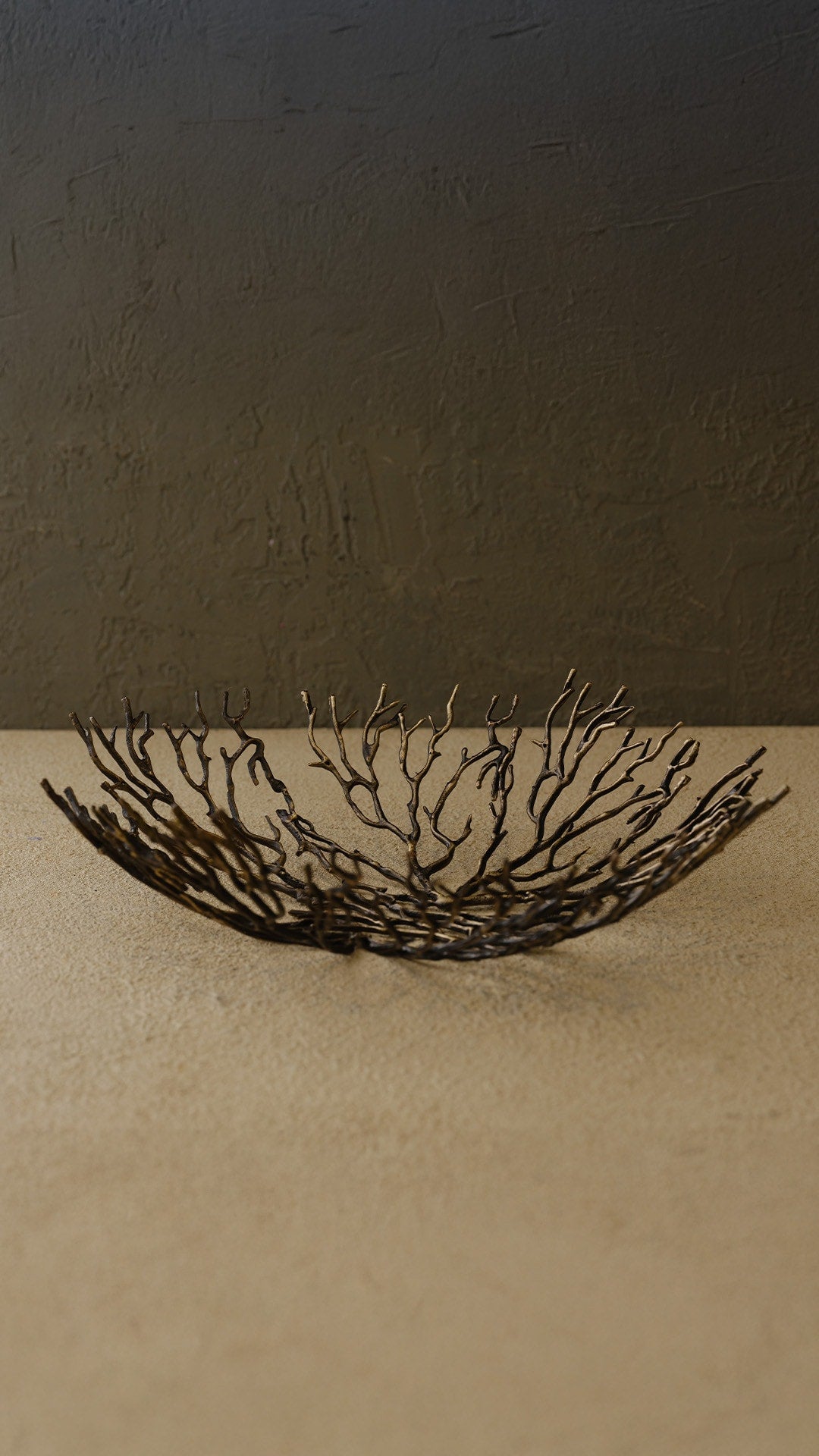 Pirinç Dal Dekor - Büyük Boy