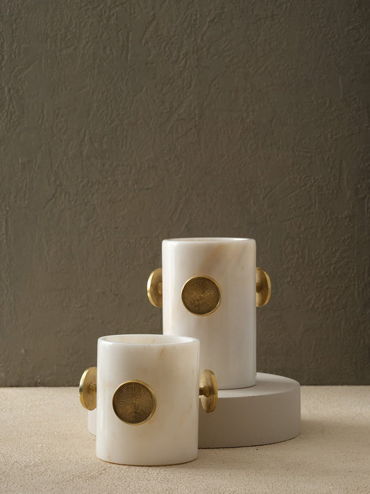 Düğmeli Vazo - Büyük Boy