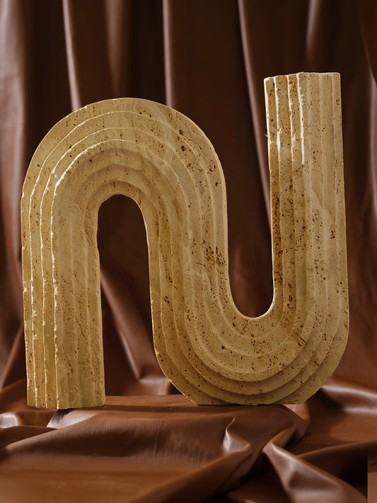 XL Traverten "S" Dekor