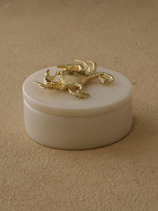 Pirinç Yangeçli Mermer Kutu