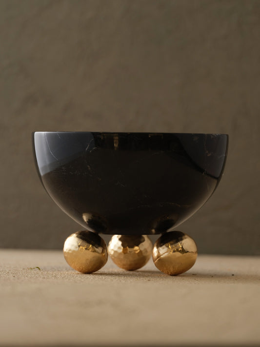 3 Top Ayak Mermer Çanak