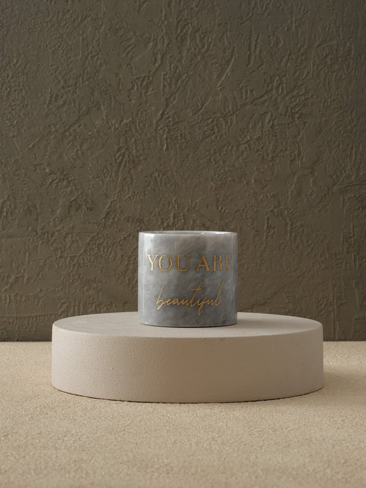 You Are Beautiful Kumlamalı Mumluk