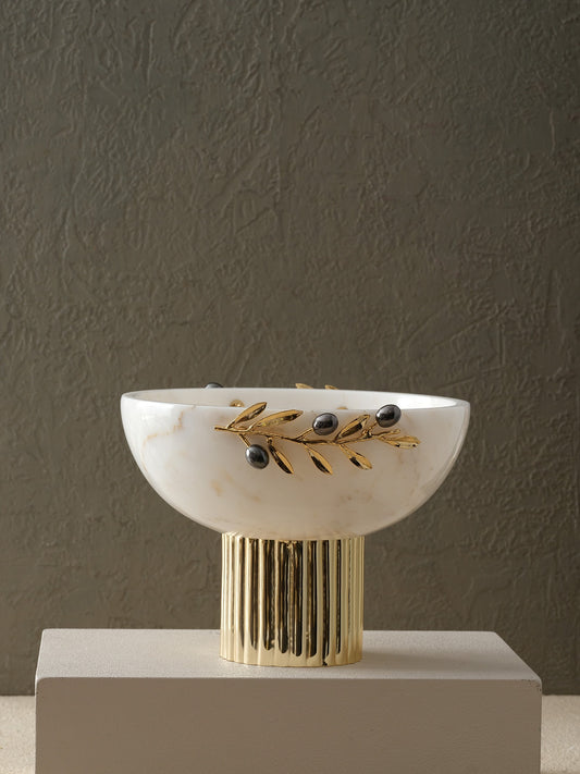 2 Zeytindallı Kakma Ayaklı çanak