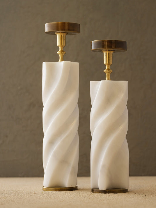 Mermer Burgu Mumluk - Büyük Boy