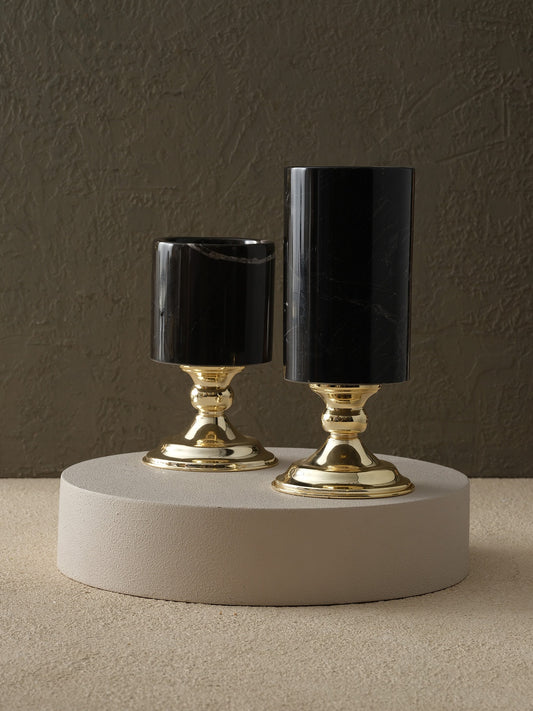 Pirinç Ayaklı Vazo - Büyük Boy