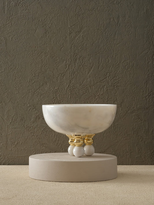 Yeni 3 Top Mermer Ayak Çanak