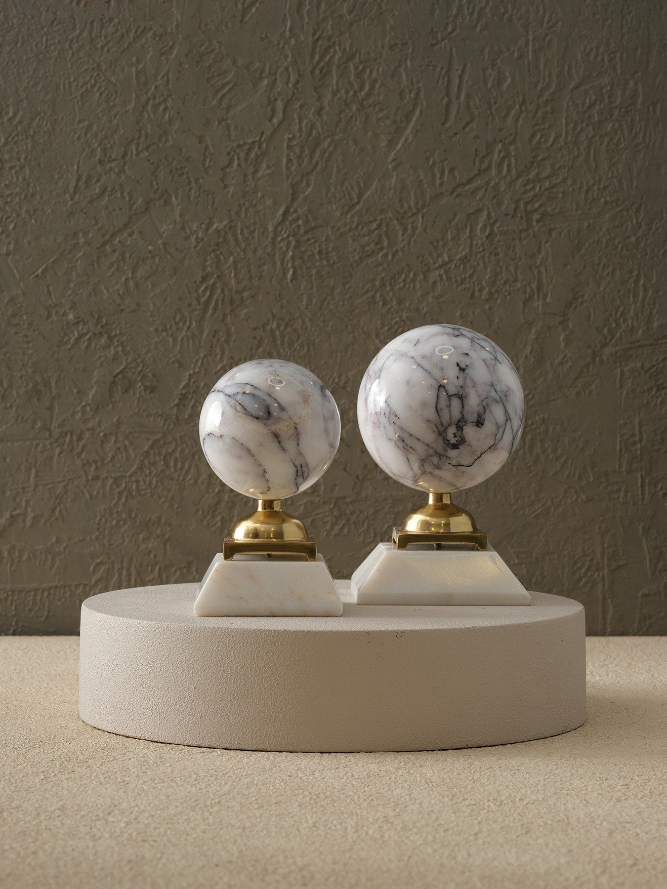 Mermer Küre Dekor - Büyük Boy