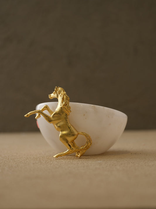 Pirinç Büyük Atlı Kase