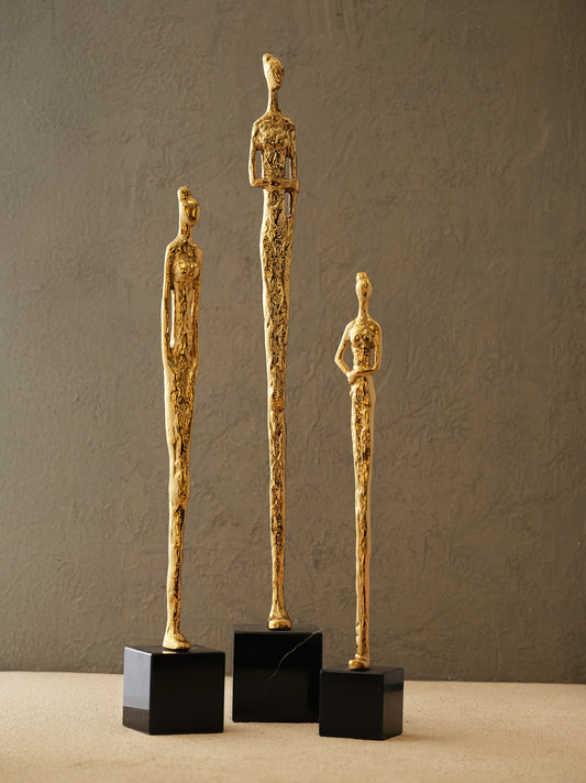 Pirinç Topuzlu Siluet Kadınlar - Büyük Boy