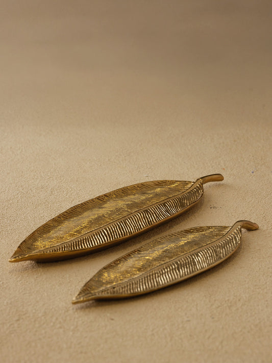 Tüy Dekor Tabak - Büyük Boy