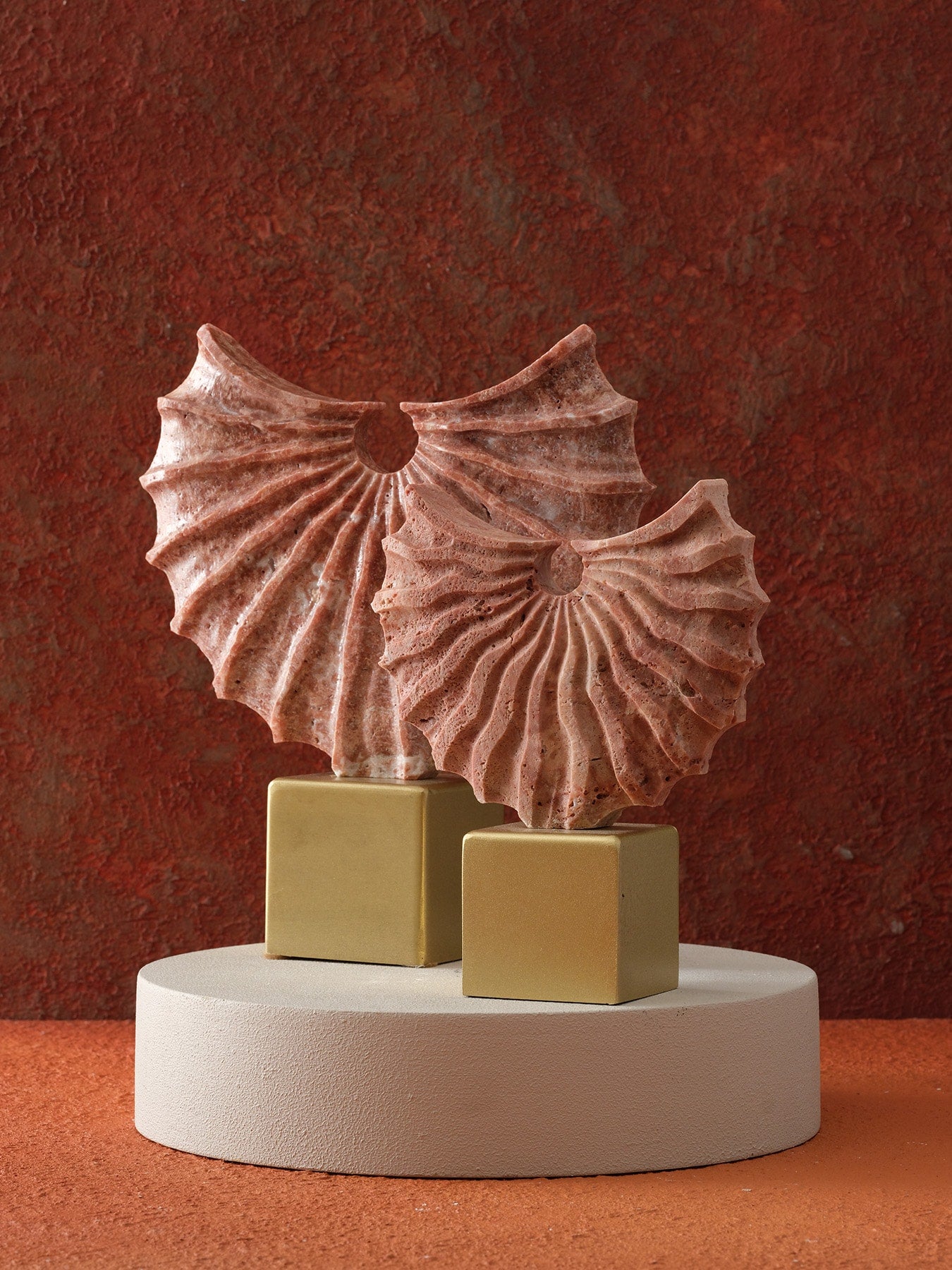 Traverten Mermer Deniz Anası - Büyük Boy - 2