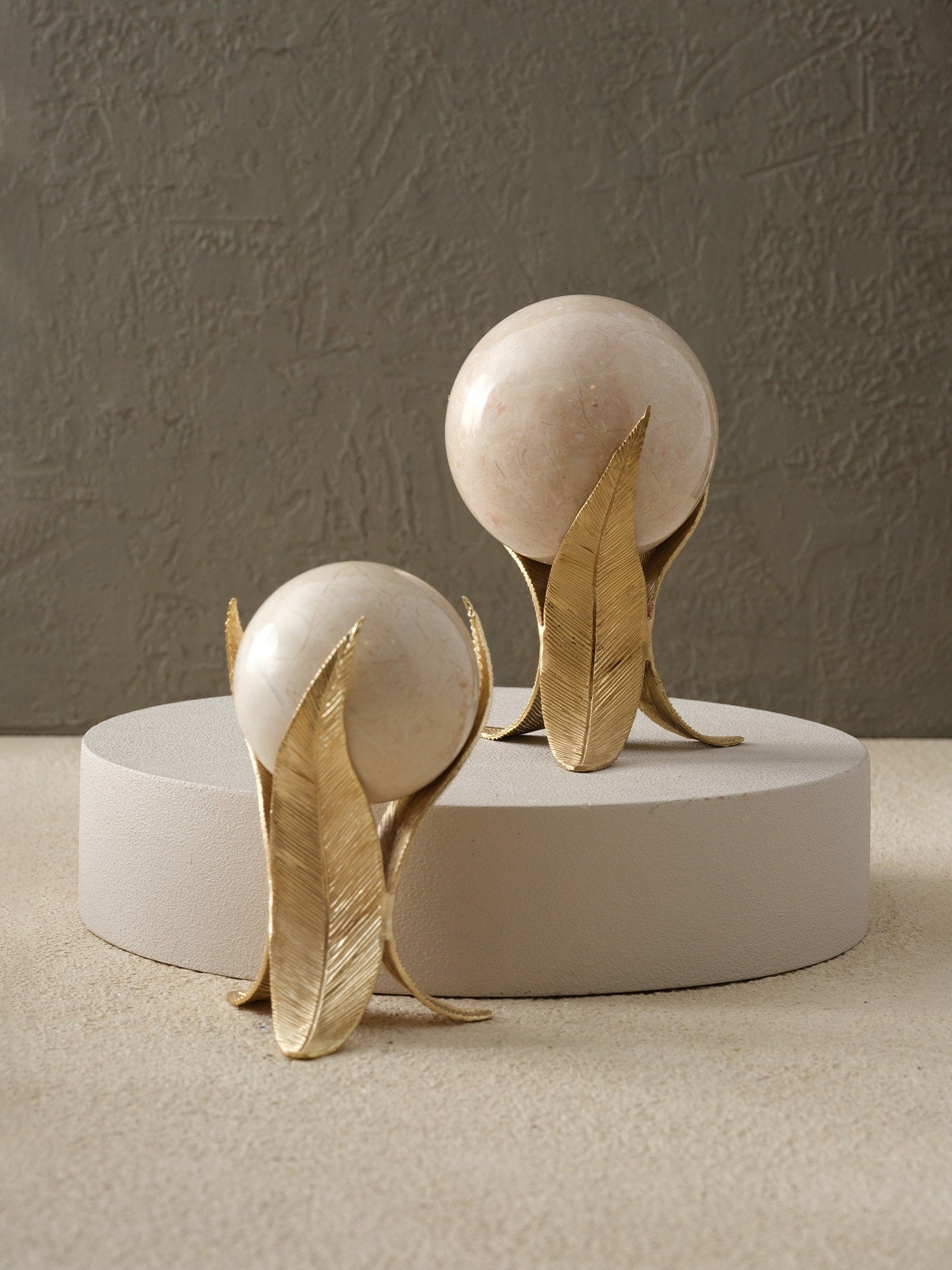 Tüy Dekor (Beyaz Mermer) - Orta Boy