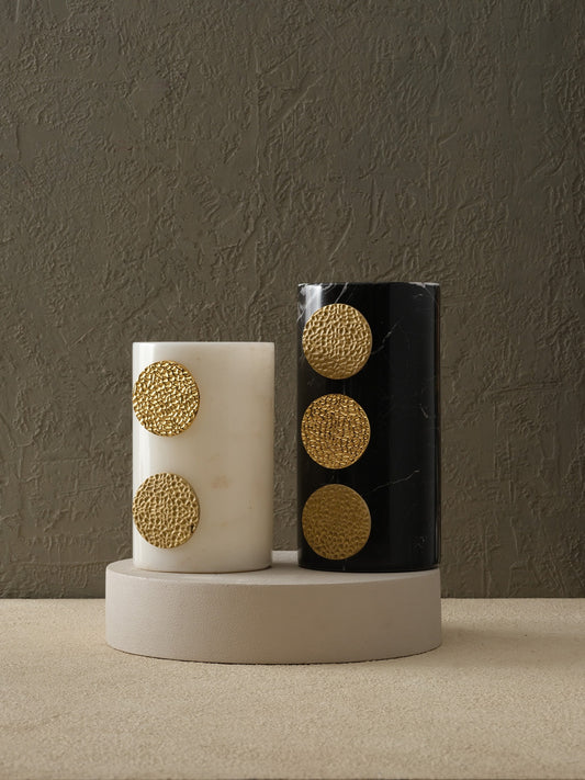 Petek Düğmeli Vazo - Büyük Boy