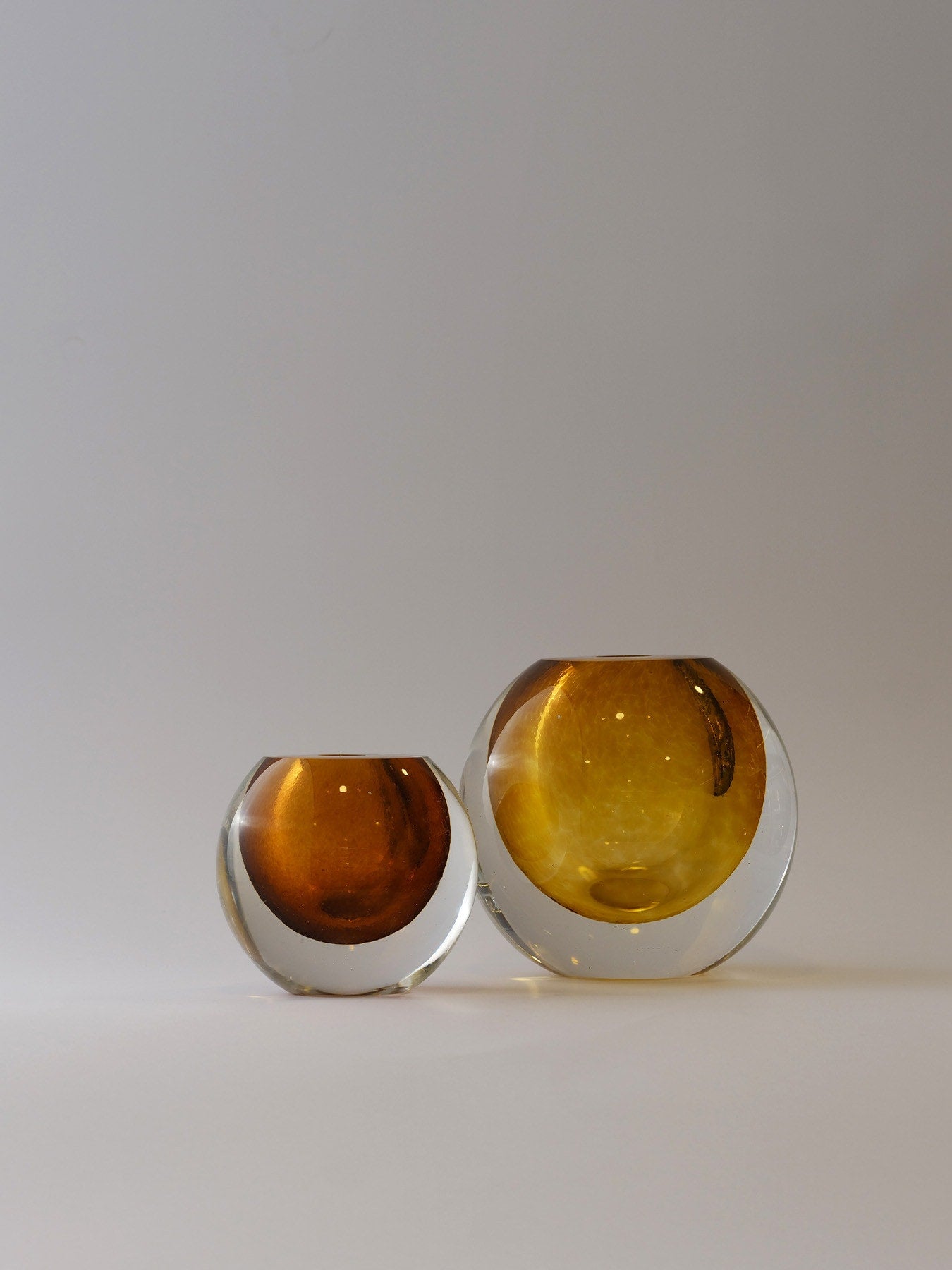 Murano Renkli Küre Cam Dekor - Orta Boy