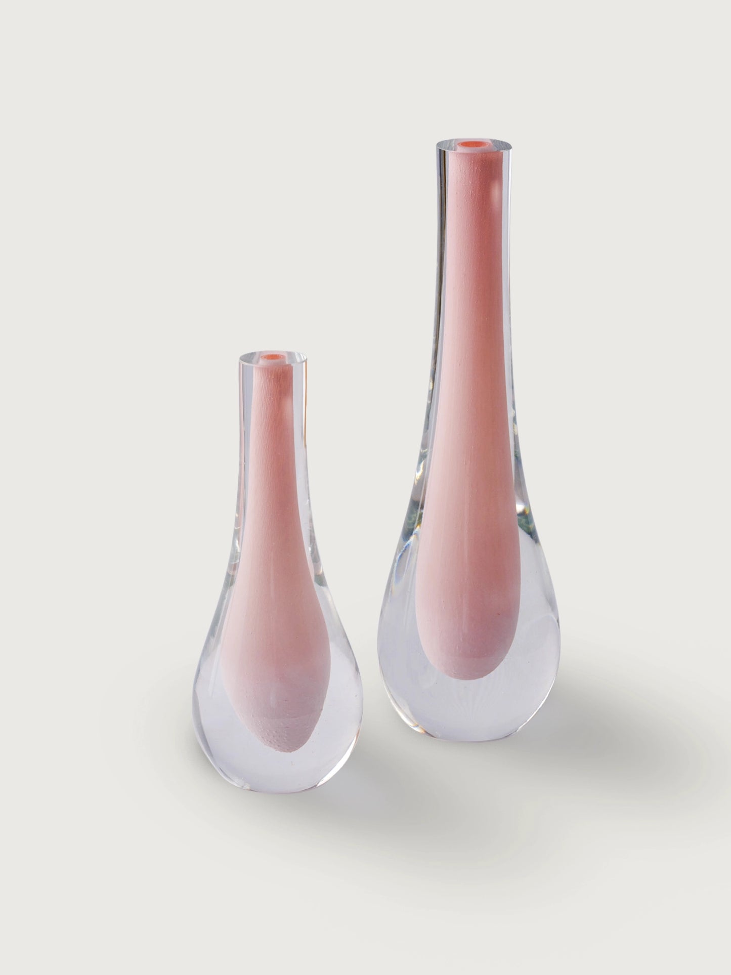 Marleth.co el yapımı parlak renkli murano cam vazo dekoratif modern salon aksesuarı üfleme kristal dikey tasarım obje lüks ev dekorasyonu