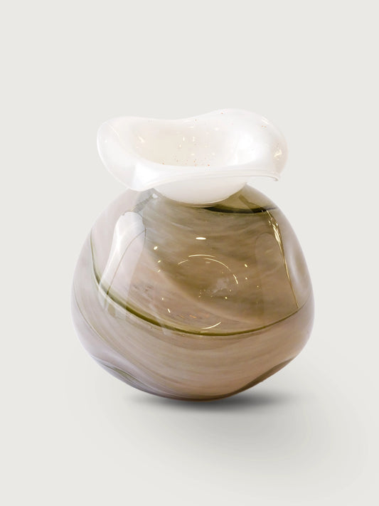 Marleth.co el yapımı şeffaf murano cam diffuser büyük boy dekoratif oda kokusu şişesi lüks aksesuar