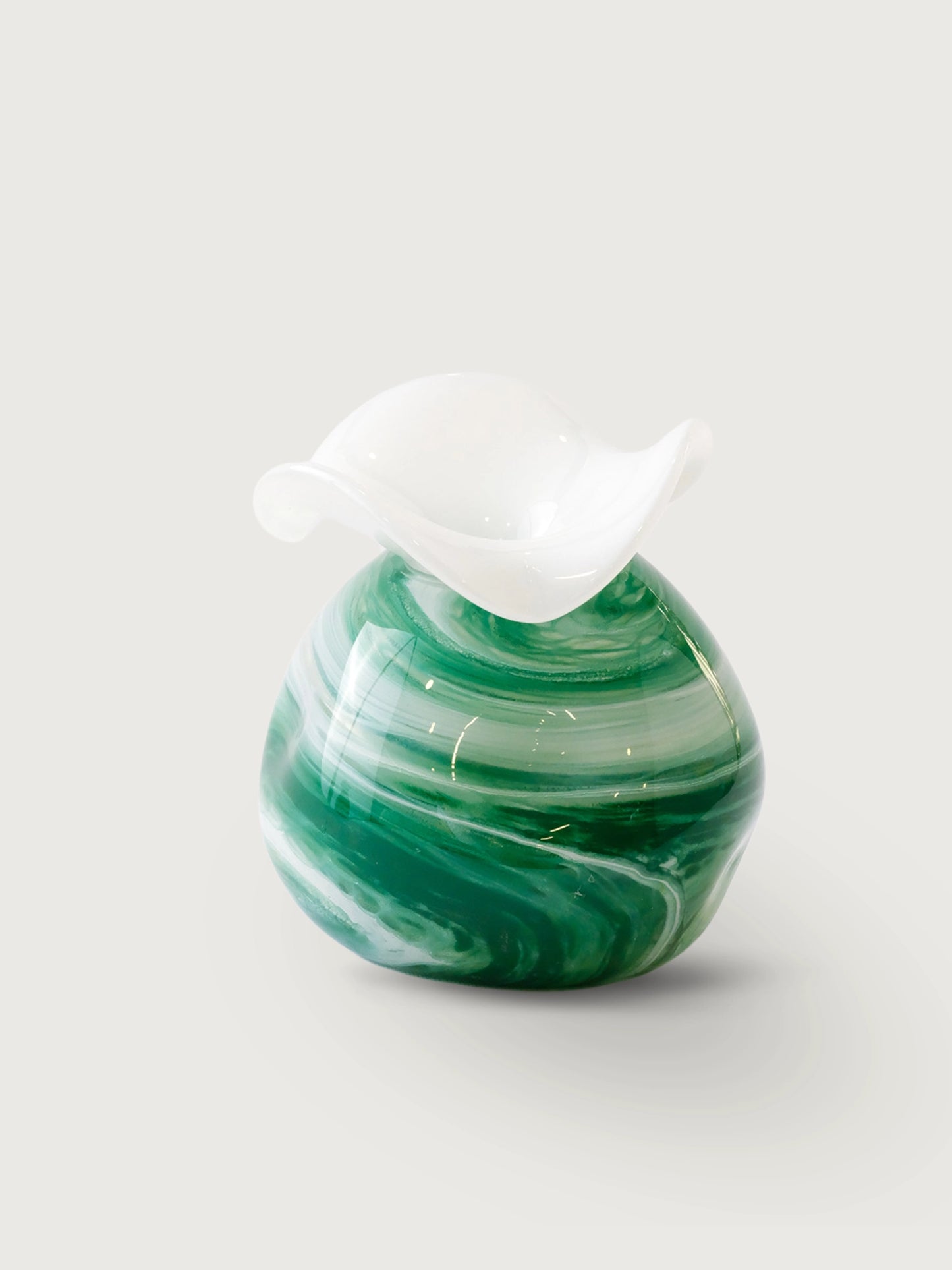 Marleth.co el yapımı şeffaf murano cam diffuser orta boy dekoratif oda kokusu şişesi lüks aksesuar obje