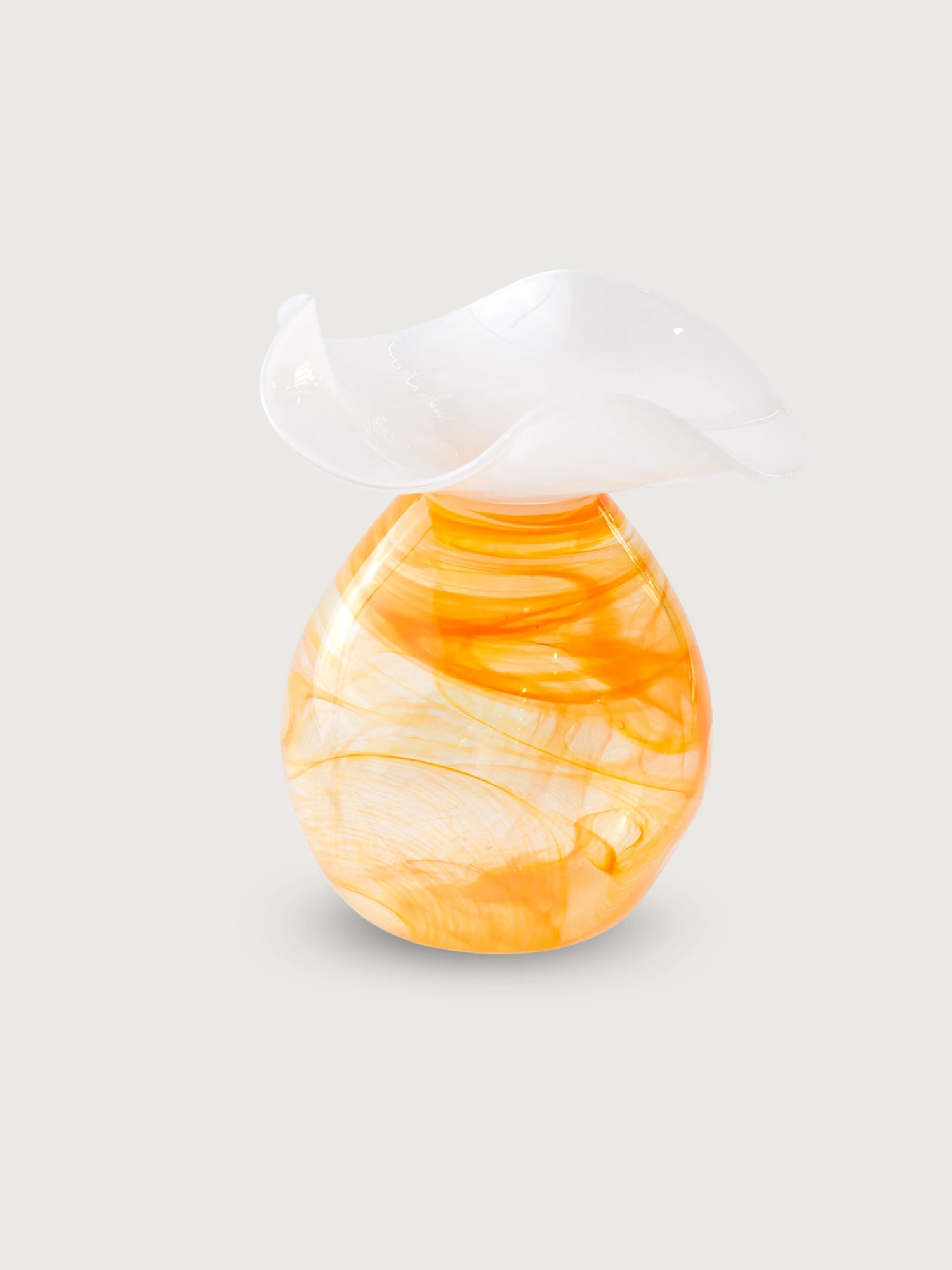 Marleth.co el yapımı şeffaf murano cam diffuser orta boy dekoratif oda kokusu şişesi lüks aksesuar obje